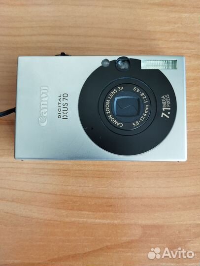 Компактный фотоаппарат canon ixus 70
