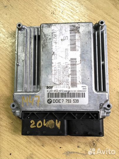 Эбу 0281011411 BMW E46 2.0D