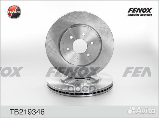 Диск тормозной перед прав/лев TB219346 fenox