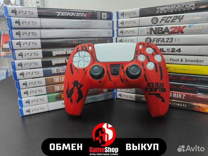 Чехол силиконовый для PS5 Red Dead Redemption