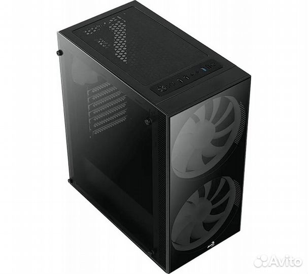 Компьютерный корпус Aerocool Python-G-BK-v1, черны