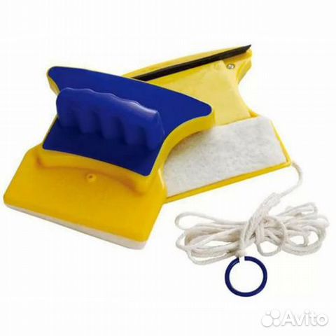 Магнитная щетка для мытья одинарных стекол