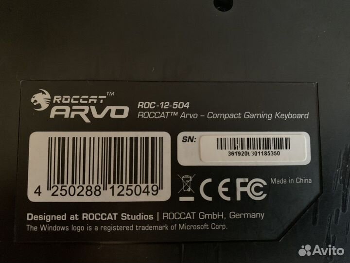 Клавиатура roccat arvo