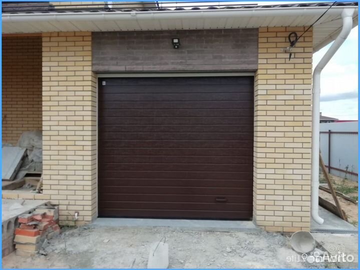 Автоматические секционные гаражные ворота