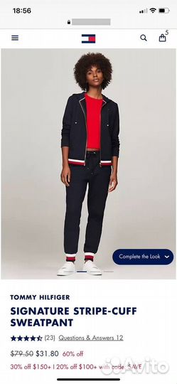 Брюки tommy hilfiger новые