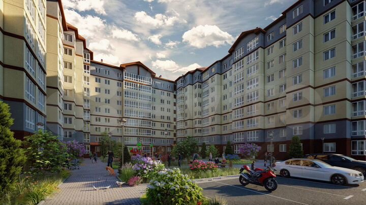 1-к. квартира, 40 м², 8/9 эт.