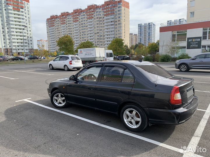 Hyundai Accent 1.5 МТ, 2006, 119 000 км