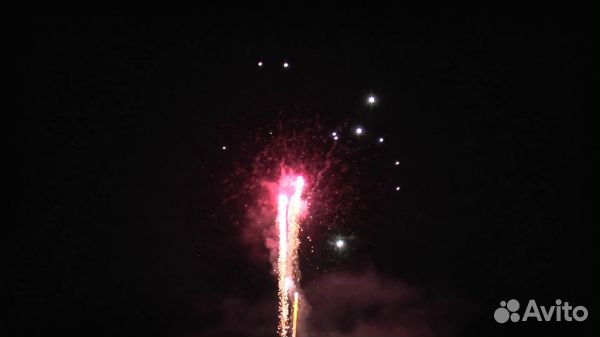 Салют Кассиопея 100 залпов, калибр 0,8