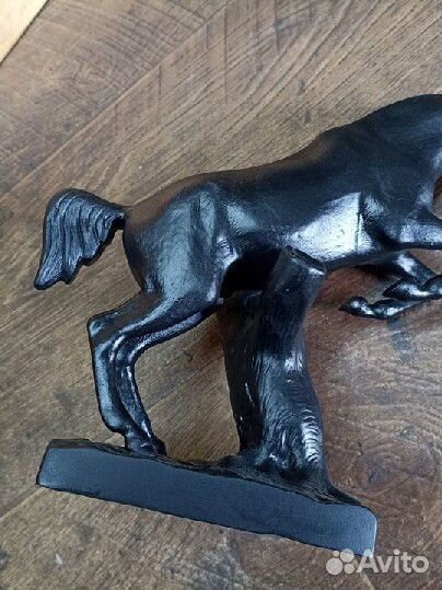 Конь через пень. Касли 1974. Чугун. СССР