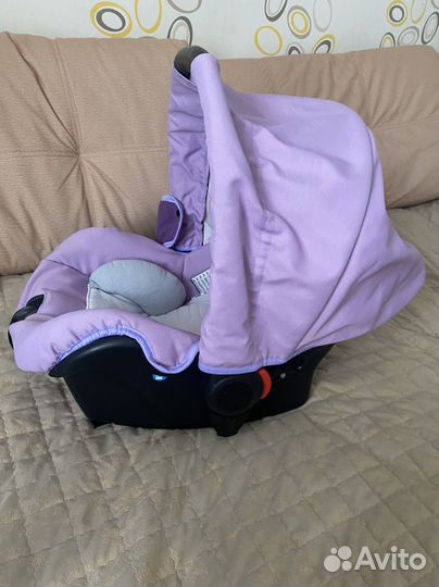 Автолюлька для новорожденных с матрасиком от 0