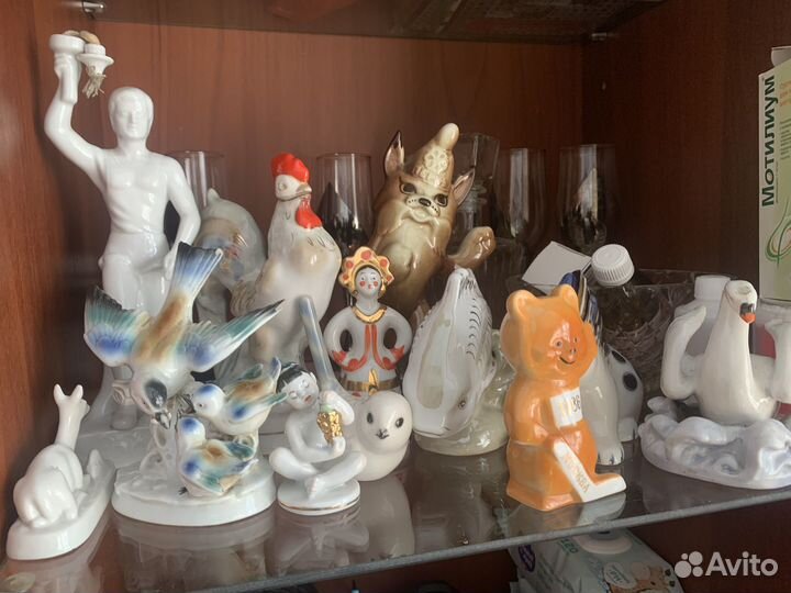 Фарфоровые статуэтки СССР лфз дулево