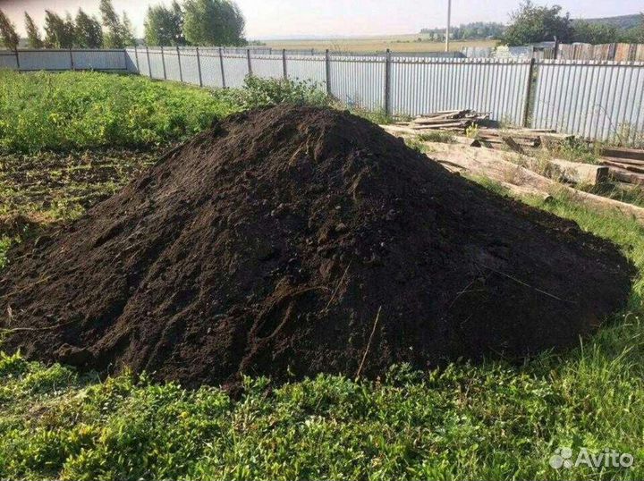 Плодородная земля чернозем