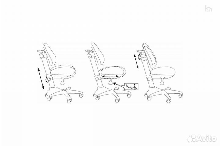 Кресло компьютерное детское Бюрократ KD-2/G/TW-10