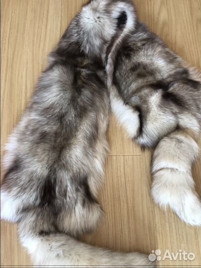 Палантин песцовый,бархатный жакет