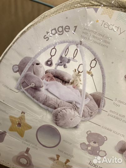 Развивающий коврик мишка mothercare