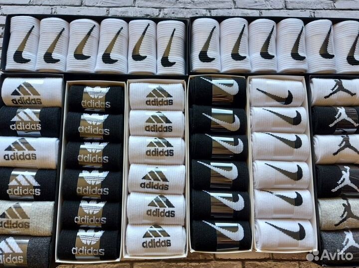 Носки Nike Fila Jordan Adidas