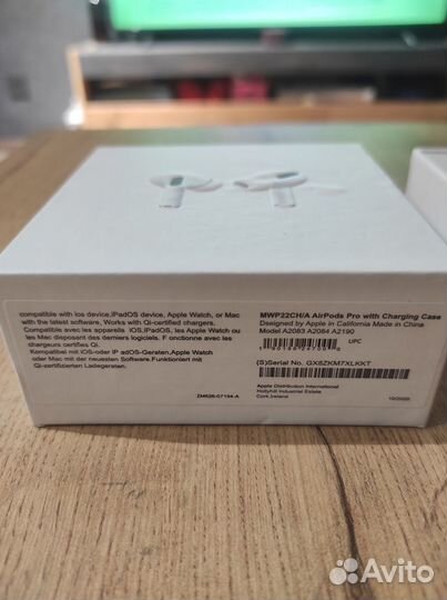 Беспроводные наушники apple airpods pro