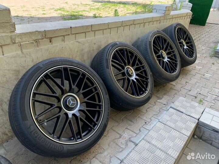 Диски r22 AMG 63 gls gle + шины michelin pilot