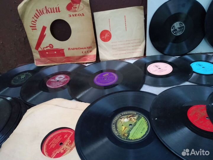 Пластинки СССР и царские