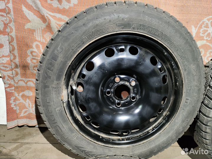 Колёса R15 шкода рапид зимние шип 185/60/15