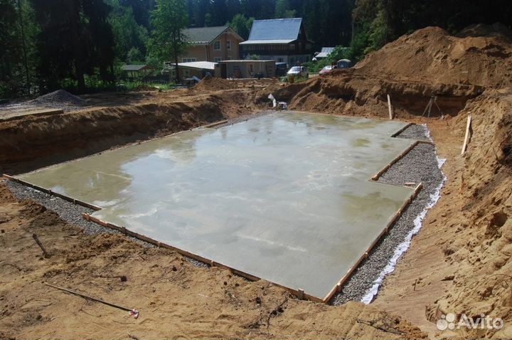 Заливка фундамента под ключ