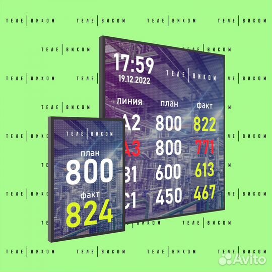 LED Табло для Производства