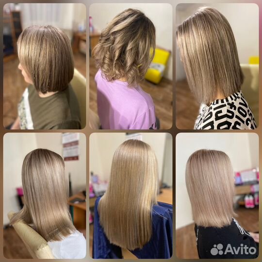 Окрашивание волос, парикмахер колорист