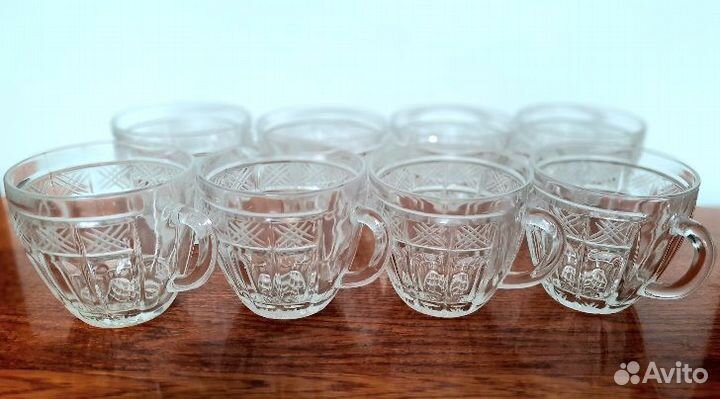 Хрустальные кружки, бокалы, стаканы СССР