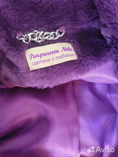 Шуба из эко меха