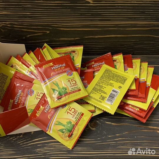 Чай от простуды и кашля Honitus Dabur 30 саше