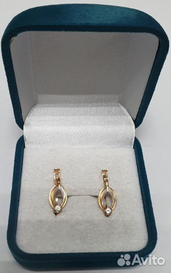 Серьги 585 пробы, р.0