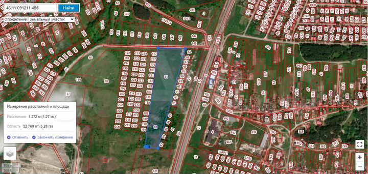 Участок 5,28 га (ИЖС)