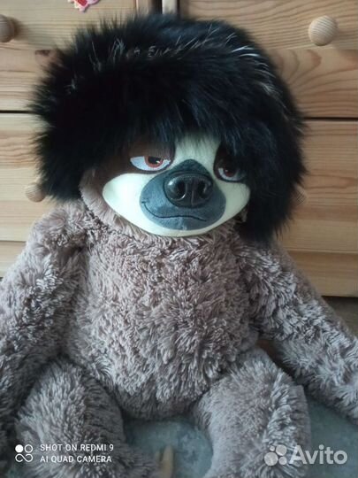 Меховой берет, вязаный мех