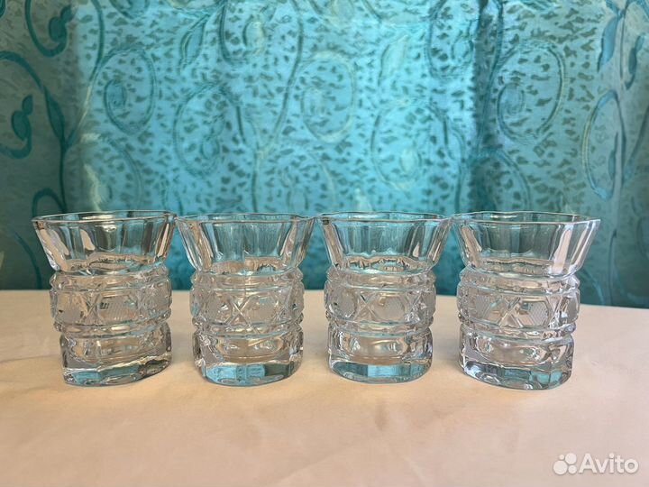 Хрустальные Рюмки Стопки 4 шт