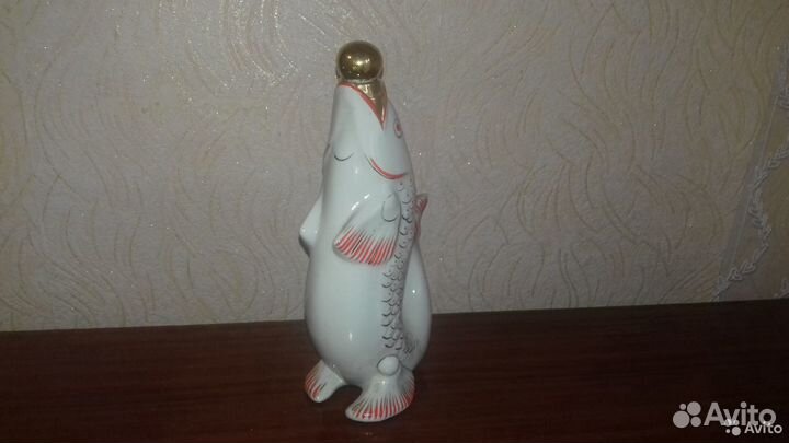 Графин рыбка фарфоровый СССР