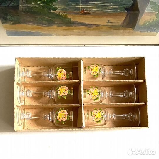 Набор рюмок времён СССР. Новые