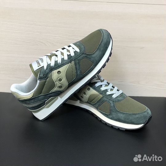 Кроссовки Saucony Shadow зеленые мужские
