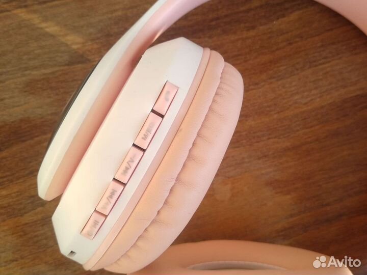 Беспроводные наушники с кошачьими ушками