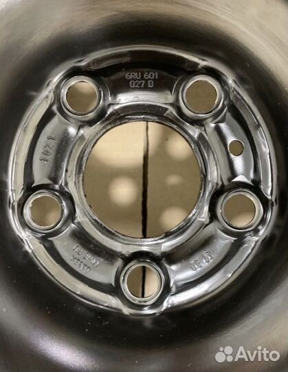 Новые оригинальные диски Volkswagen Polo R15