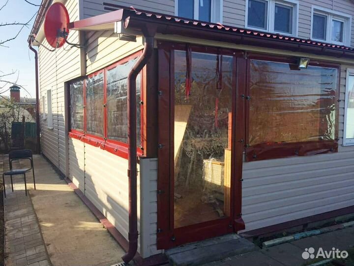 Мягкие окна для беседки