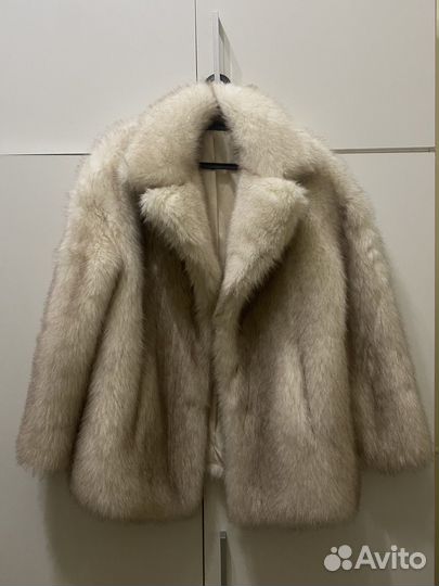 Искусственная шуба под песца