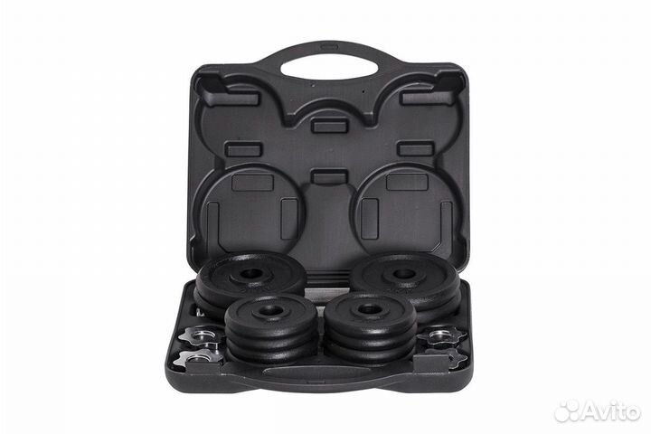 Набор гантелей iron people IR92062 /кейс/ 20кг