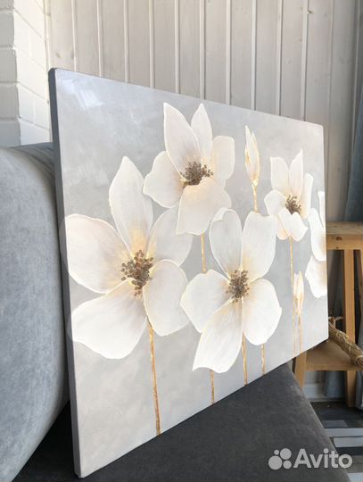 Интерьерная картина цветы