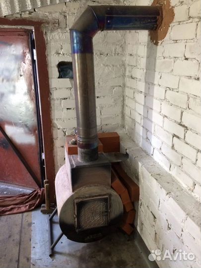Печь буржуйка для гаража