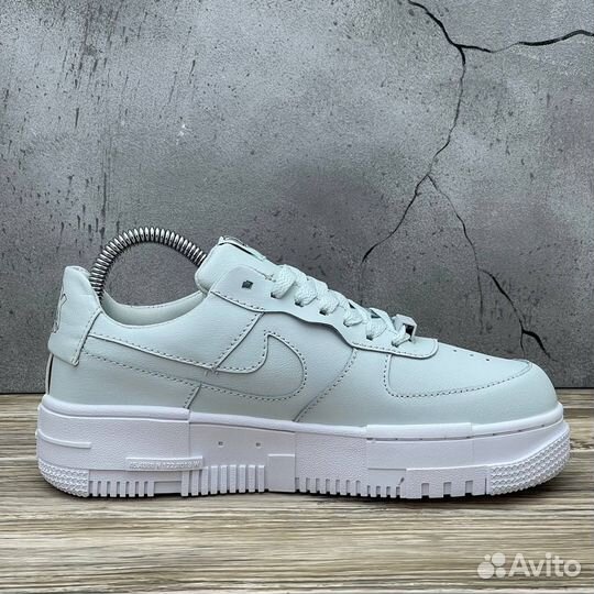 Nike Air Force 1 Pixel Ghost Aqua кроссовки