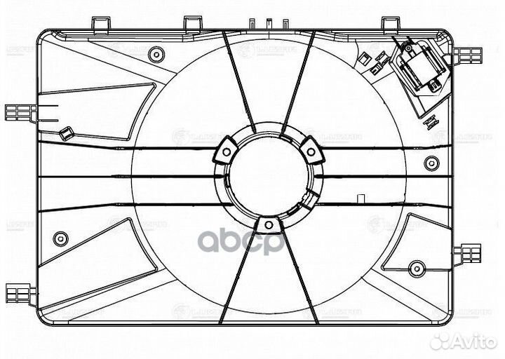 Кожух вентилятора chevrolet cruze/orlando LFS 0