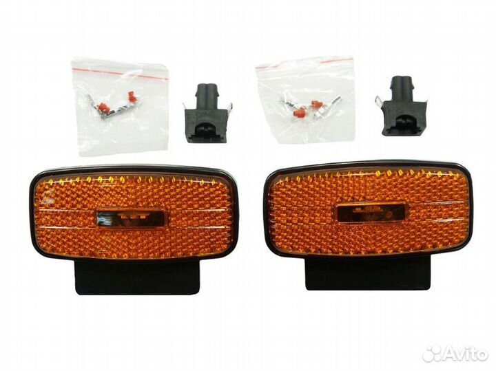 Фонарь габаритный с световозвращающим диодом 12/24