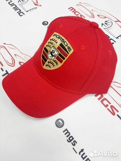 Бейсболка Porsche красная
