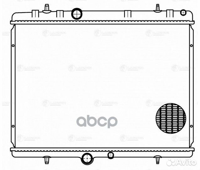 Радиатор системы охлаждения LRC20T1 luzar