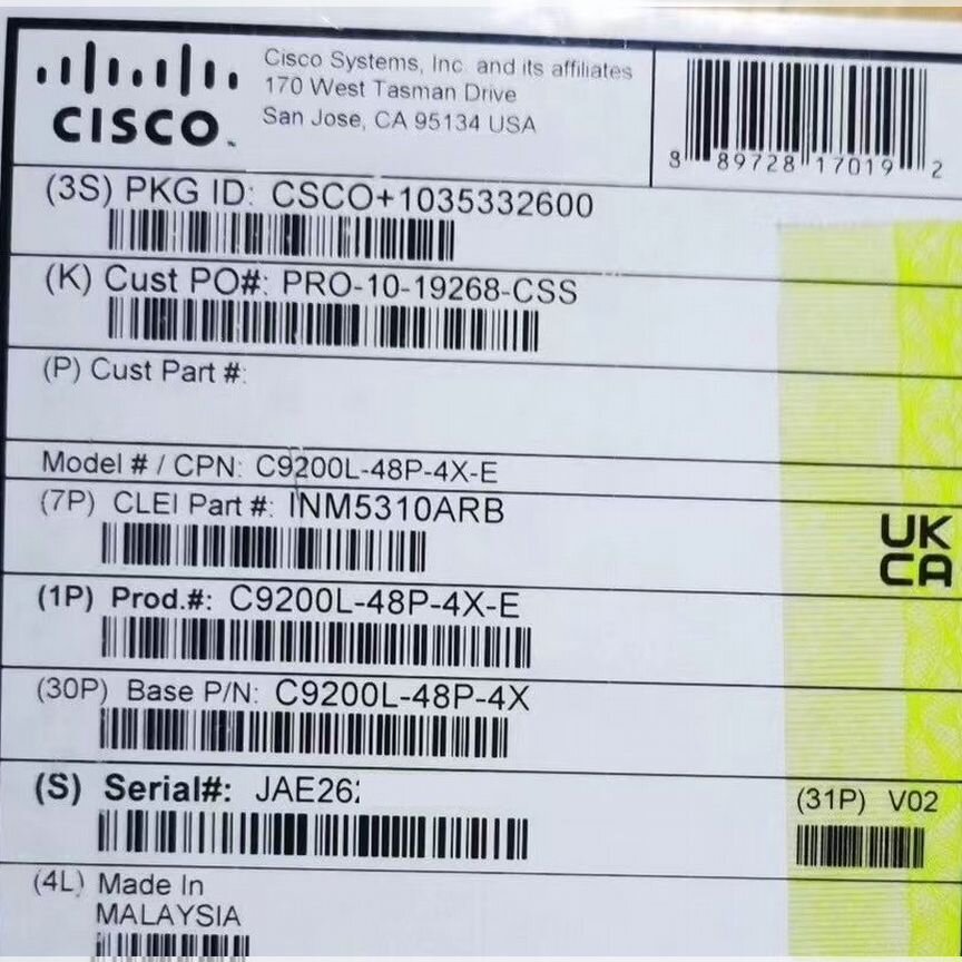 [C9200L-48P-4X-E] Коммут. Cisco И C9200l-48p-4x-A C9200l-48p-4x-E